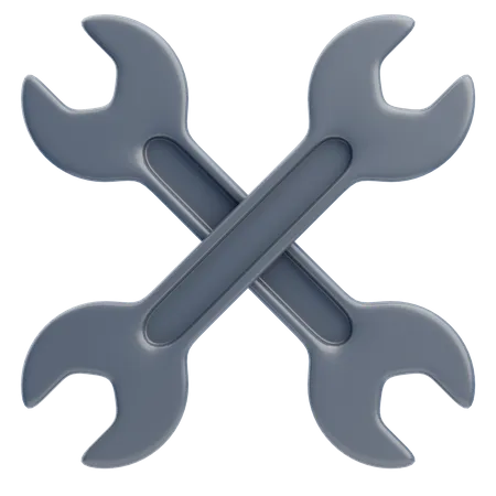 Wrenches  3D Icon