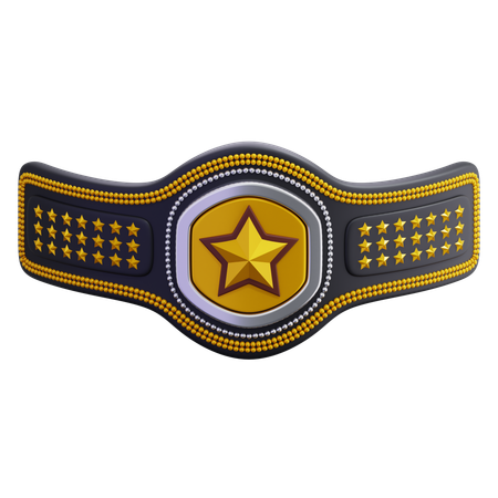Wrestling Belt  3D Icon