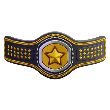 Wrestling Belt  3D Icon
