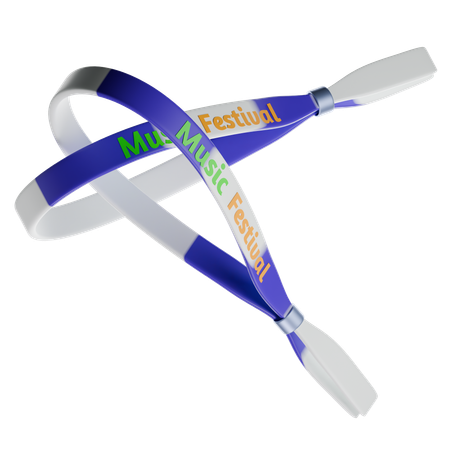 Wristband festival  3D Icon
