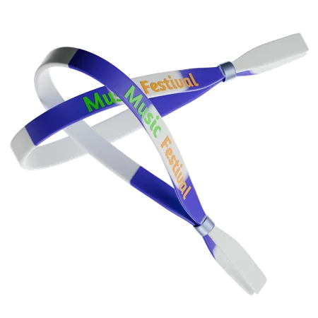 Wristband festival  3D Icon
