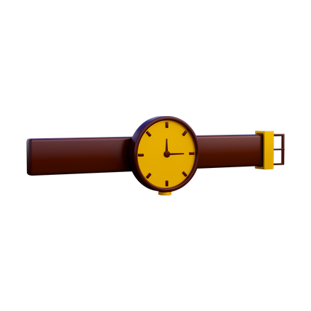 Wristwatch  3D Illustration