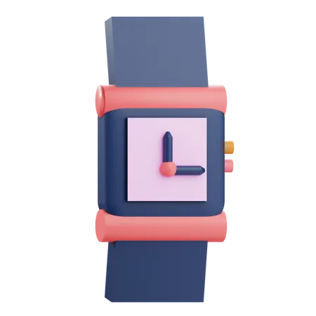 3 D Render Of Analog Watch Illustration 3D Icon