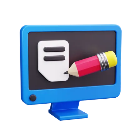 Write Blog  3D Icon