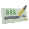 write cheque 3d logos