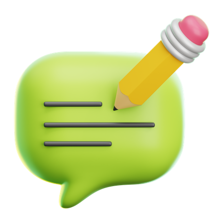 Write Comment  3D Icon