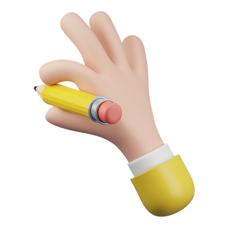 Write Hand Gesture  3D Icon