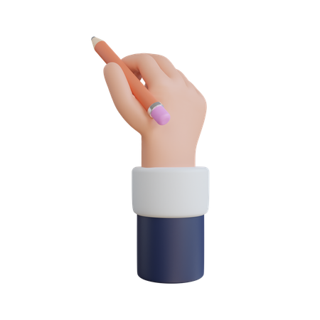 Write Hand Gesture  3D Icon