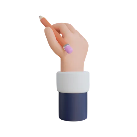 Write Hand Gesture  3D Icon