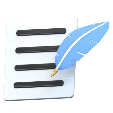 Write Message  3D Icon