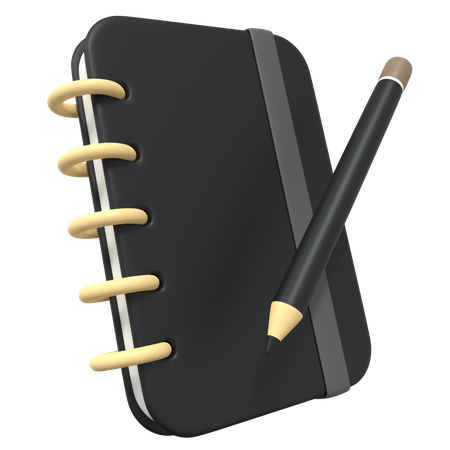 Write Note  3D Icon