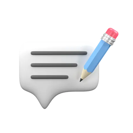 Write Review  3D Icon