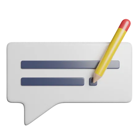 Write Review  3D Icon