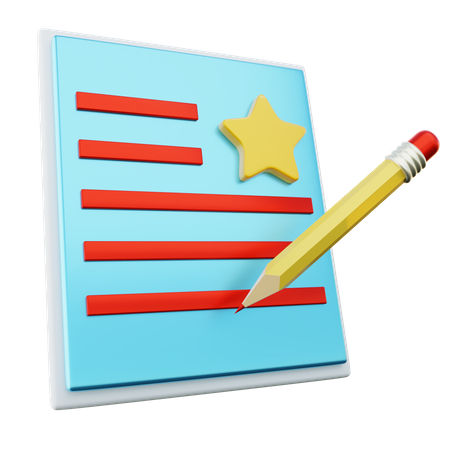 Write Review  3D Icon