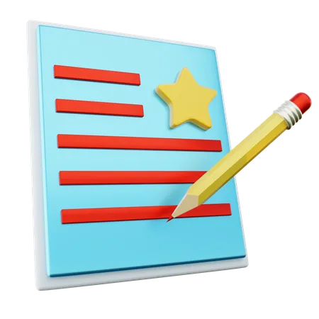 Write Review  3D Icon