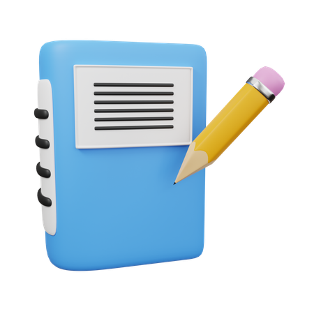 Write Schedule  3D Icon