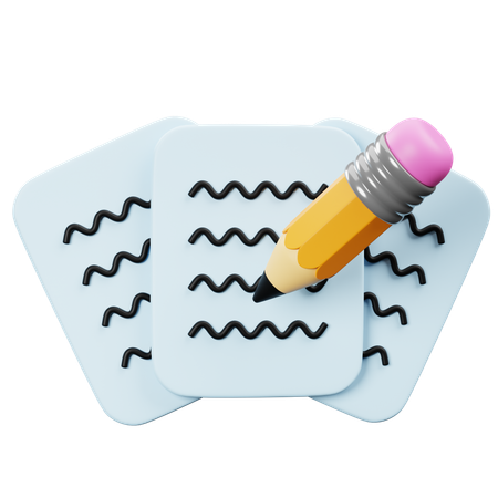 書き込み  3D Icon