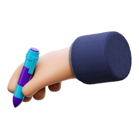 Writing  3D Icon