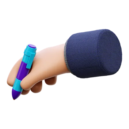 Writing  3D Icon