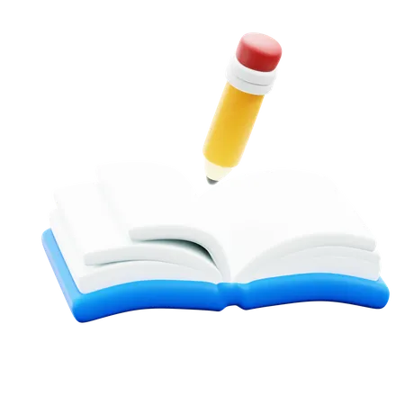 Writing  3D Icon