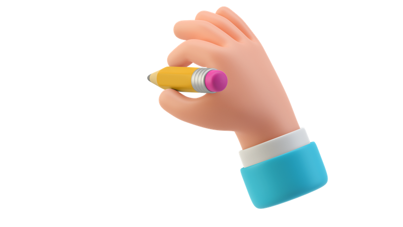 Writing  3D Icon