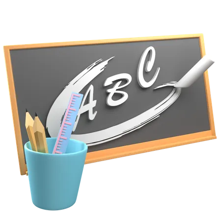 Writing Board  3D Icon