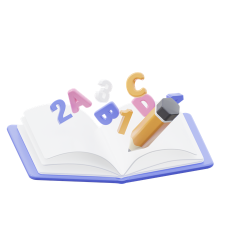 Writing Education  3D Icon