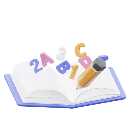Writing Education  3D Icon