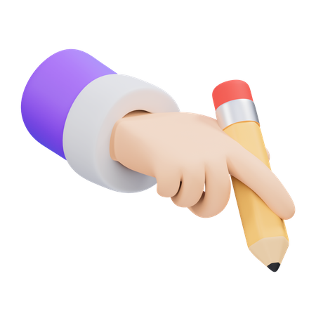 Writing Gesture  3D Icon