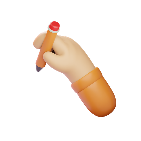 Writing Gesture  3D Icon