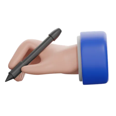 Writing Hand  3D Icon