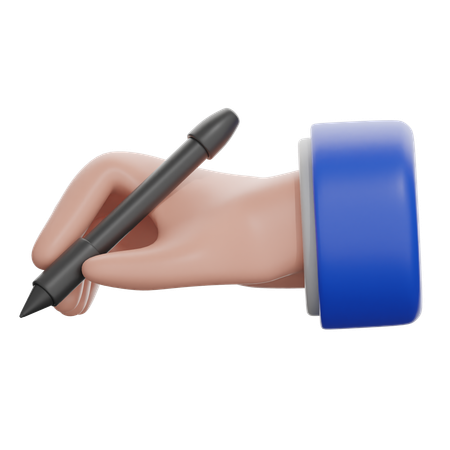 Writing Hand  3D Icon