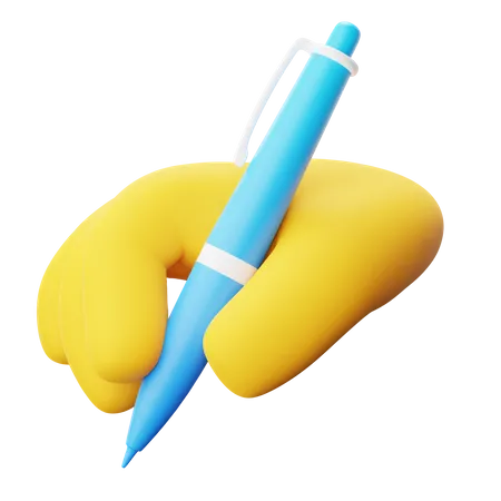 Writing Hand 3D Icon