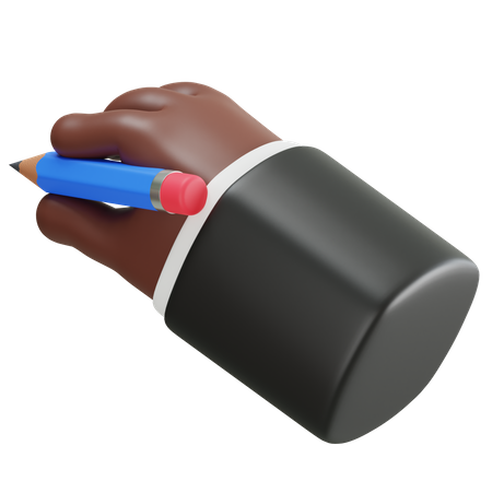 Writing Hand Gesture  3D Icon