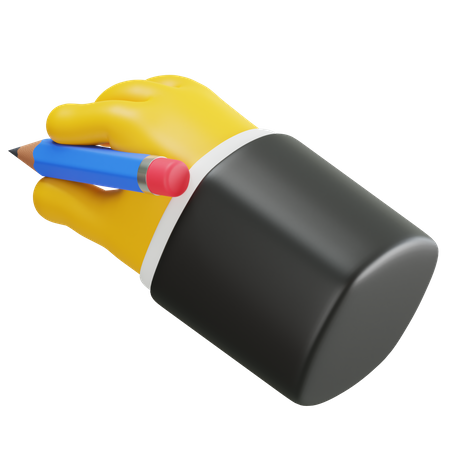 Writing Hand Gesture  3D Icon