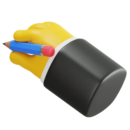 Writing Hand Gesture  3D Icon