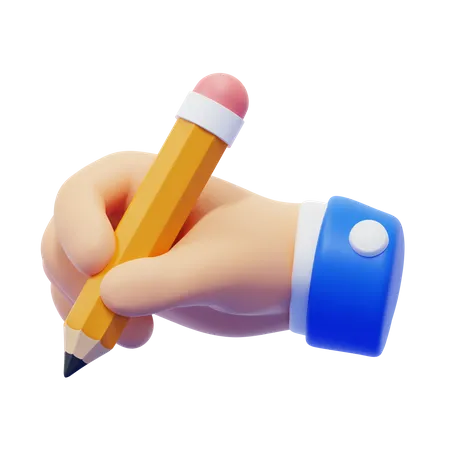 Writing Hand Gesture 3D Icon