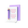 3d writing-pad logo