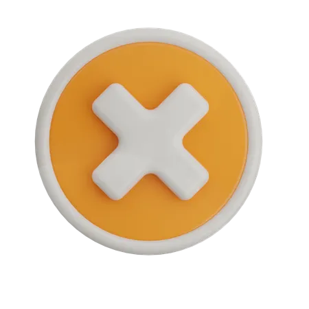 Wrong  3D Icon