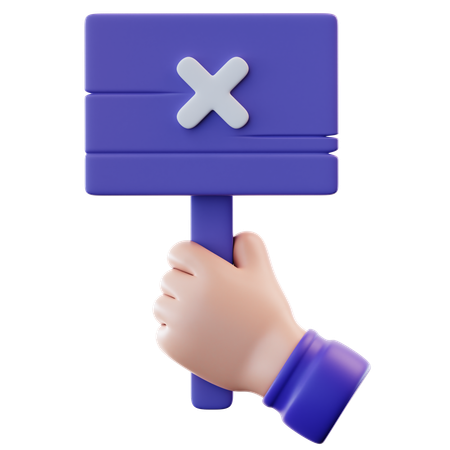 Wrong Board  3D Icon