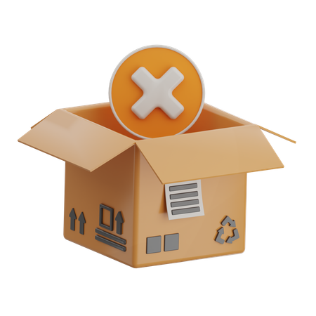 Wrong Box  3D Icon