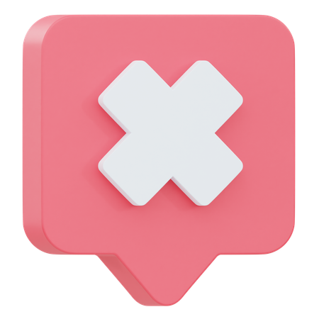Wrong Decision  3D Icon