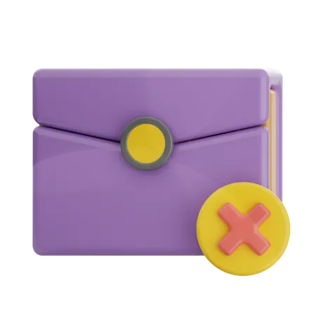 Wrong Email  3D Icon