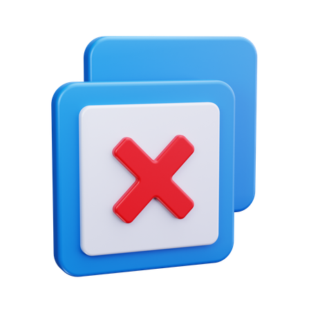 Wrong Vote  3D Icon