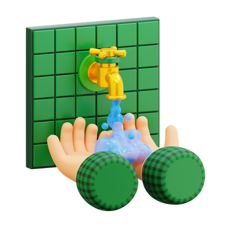 Wudhu  3D Icon