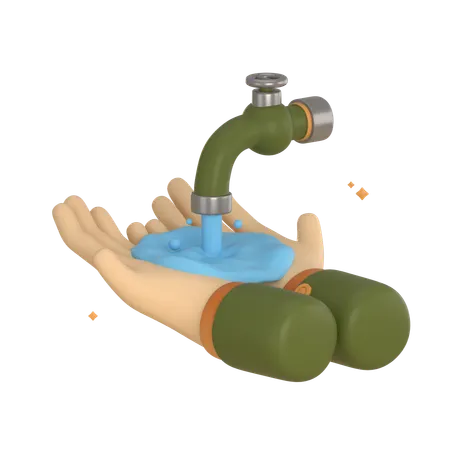 Wudhu  3D Icon