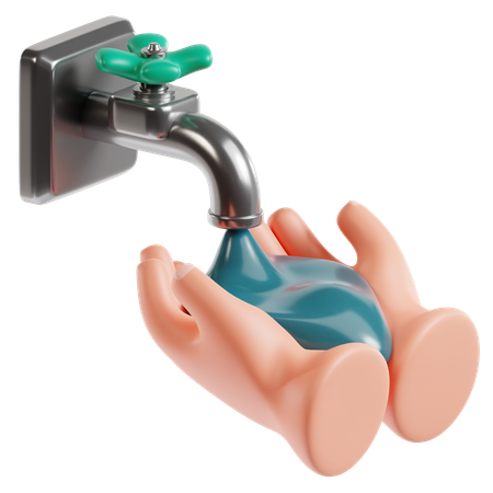 Wudhu  3D Icon