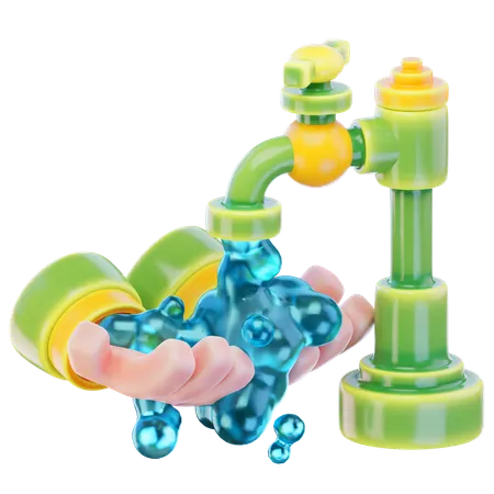 Wudhu  3D Icon
