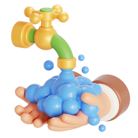 Wudhu hand  3D Icon