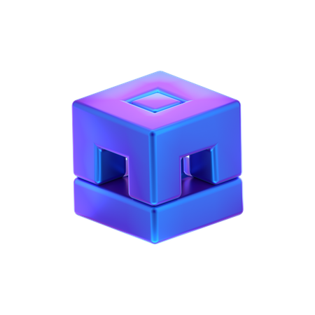 Würfel abstrakt form  3D Icon